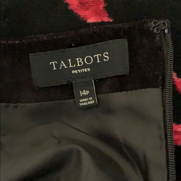 Talbots Velvet Skirt - Picture 3 of 4